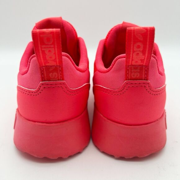 Adidas Originals Multix GX2226 Unisex Toddler Shoes Neon Orange Pink Size 9 K - Picture 7 of 11